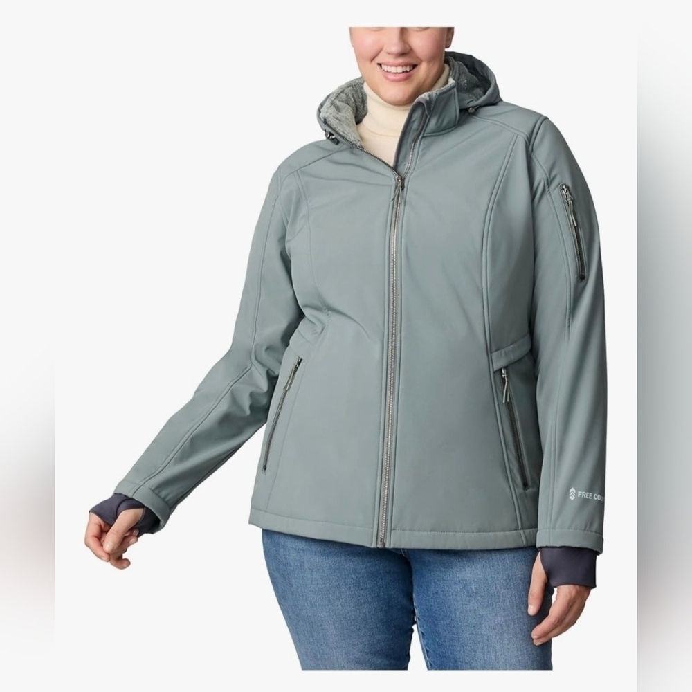 Fleece Fur Lined Hooded Water & Wind Resistant Coat for Outdoor-Aeris II #1125